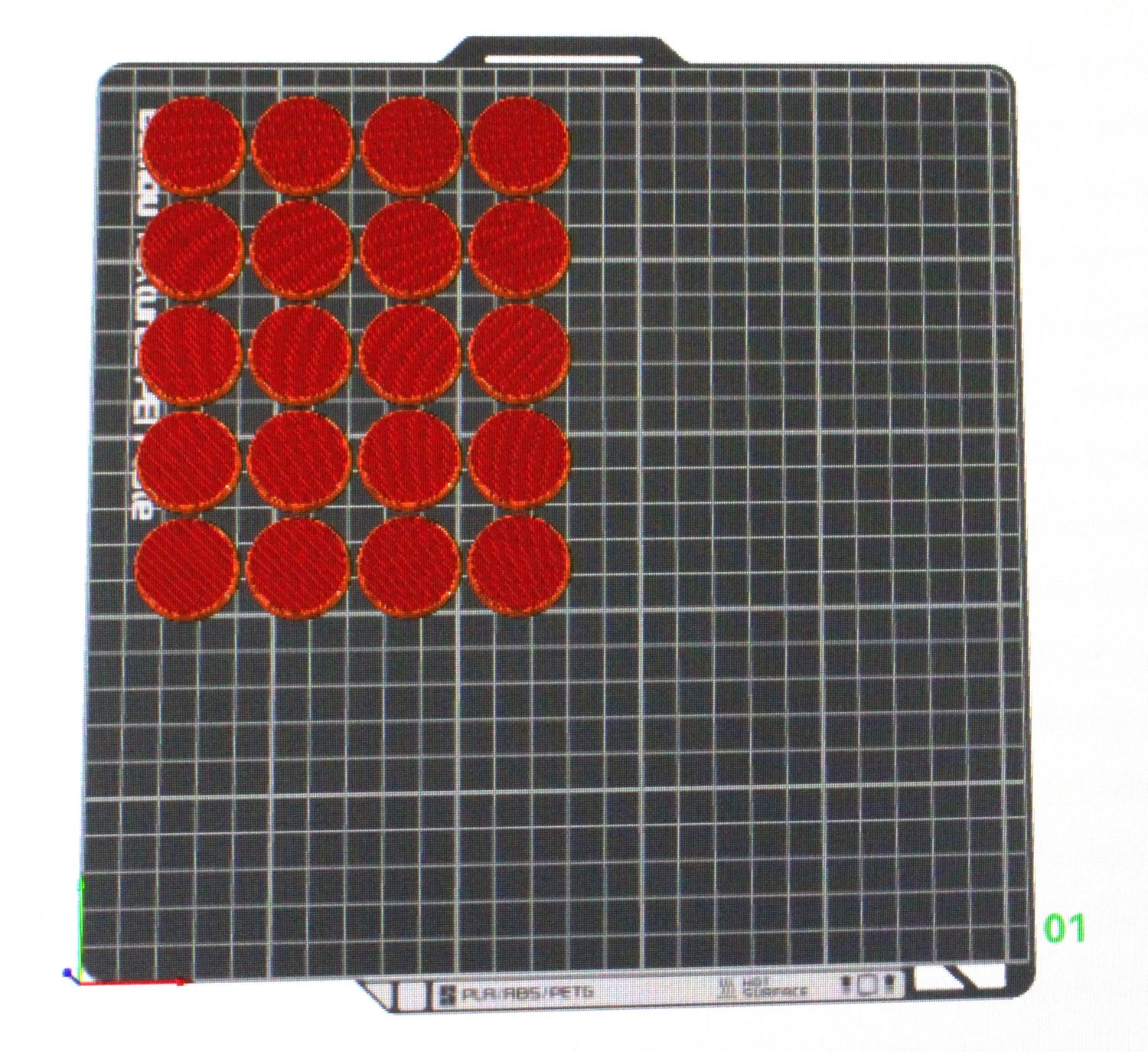 29 Millimeter Round Base 20 Count