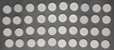 25 Millimeter Round Base 40 Count