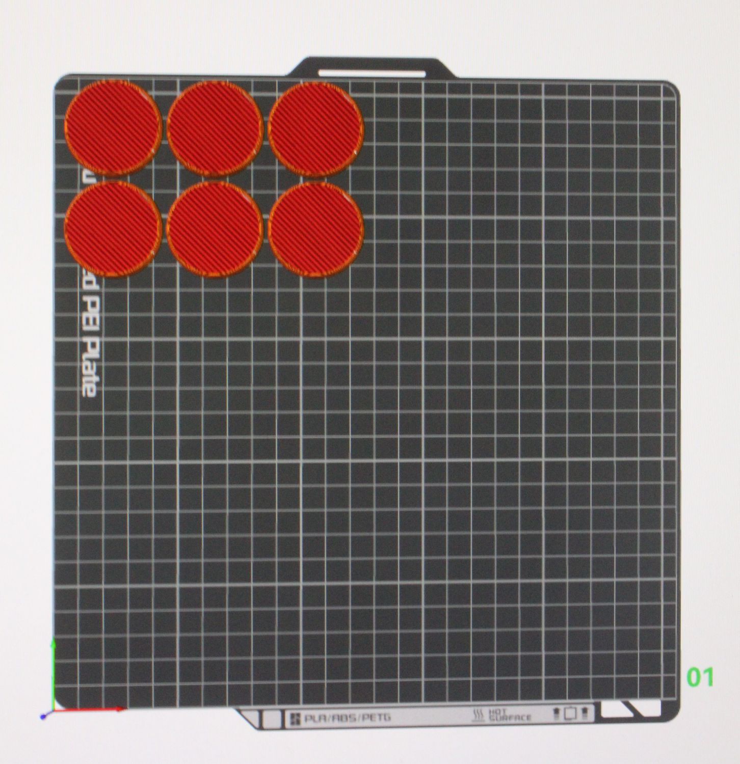 40 Millimeter Round Base 6 Count
