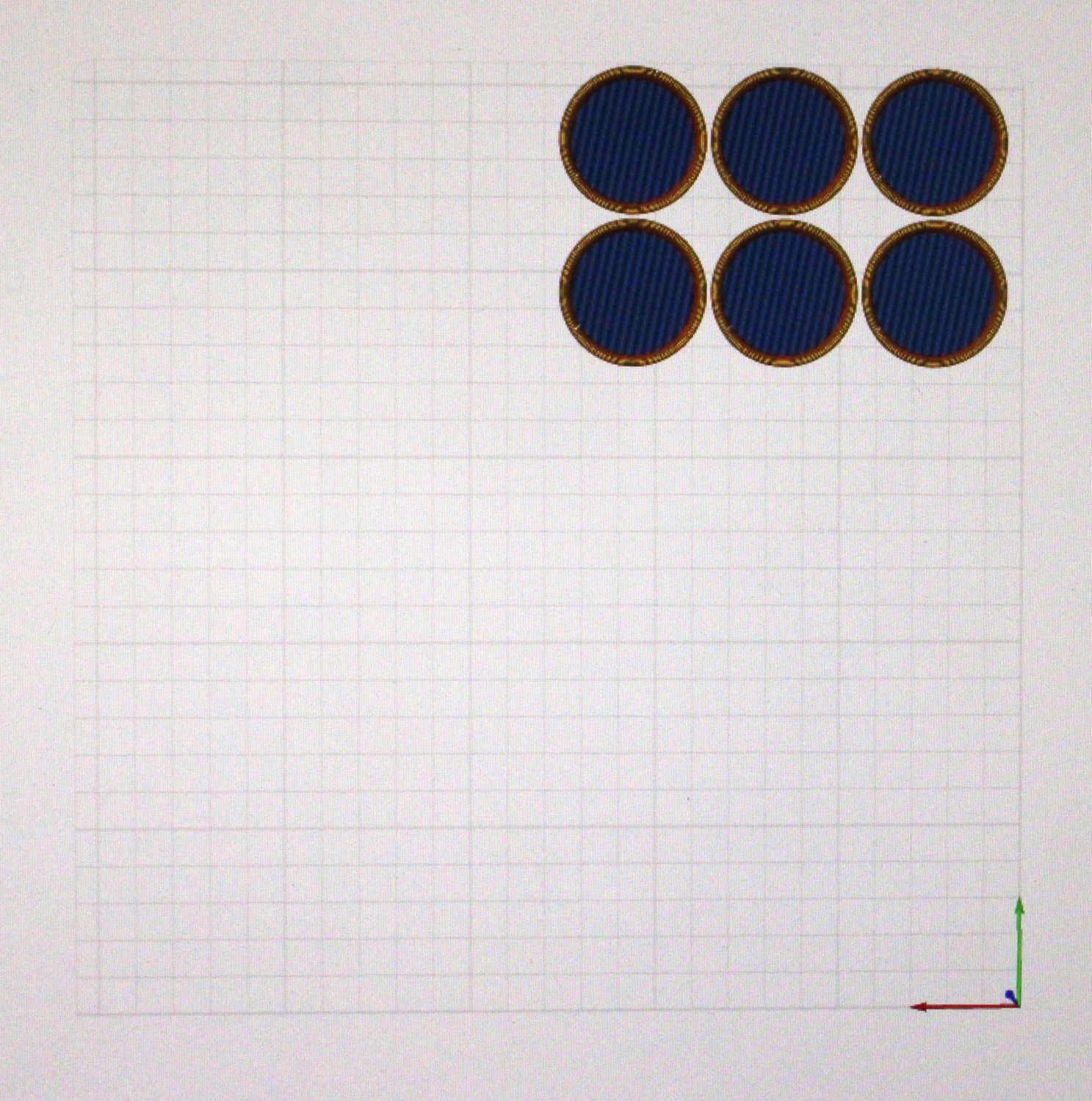 40 Millimeter Round Base 6 Count