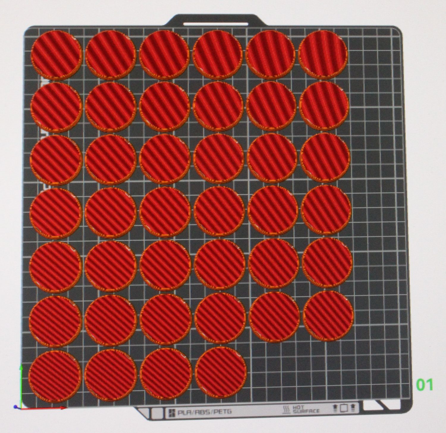 35 Millimeter Round Base 40 Count