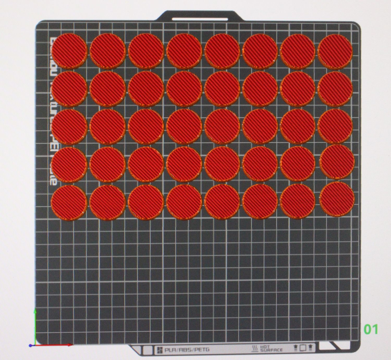 29 Millimeter Round Base 40 Count