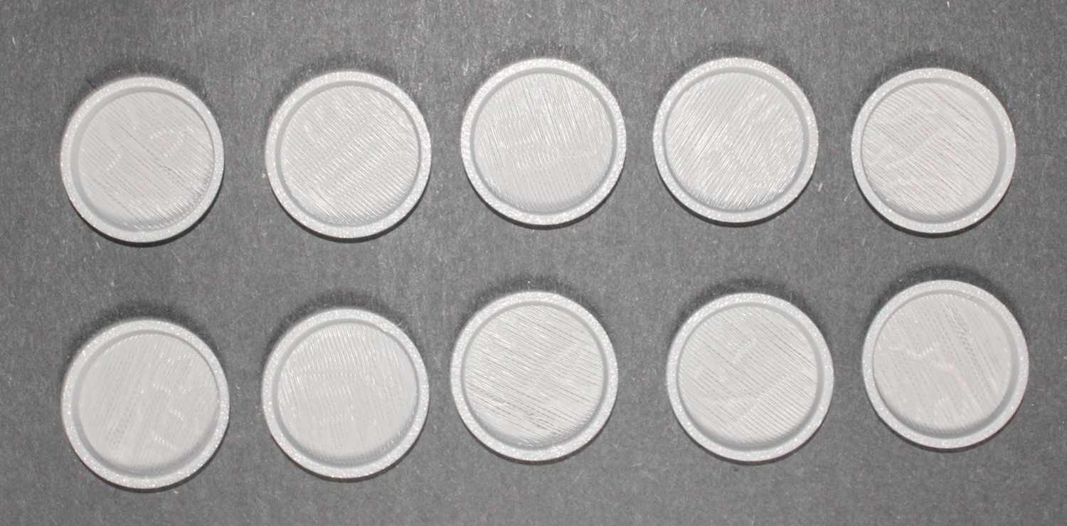 29 Millimeter Round Base 10 Count