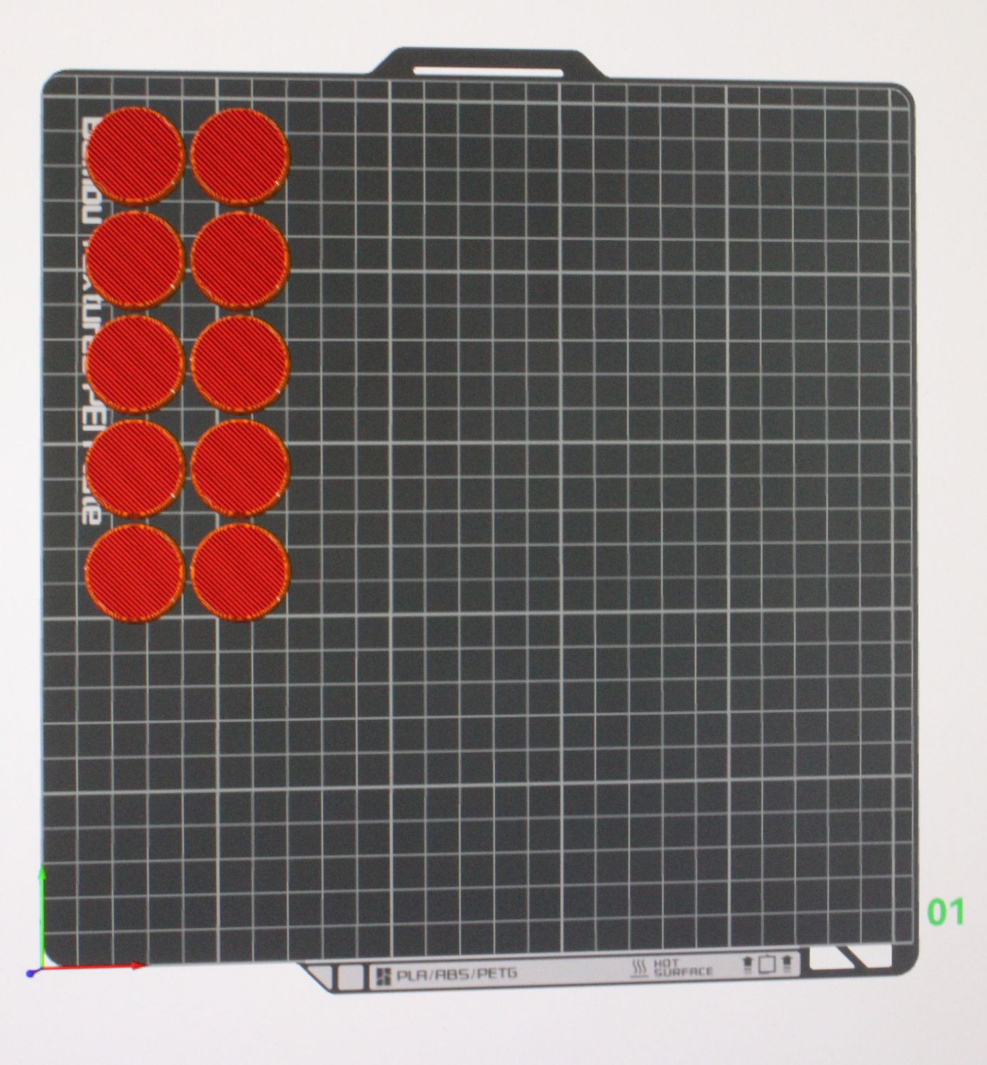 29 Millimeter Round Base 10 Count