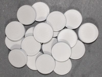 25 Millimeter Round Base 20 Count