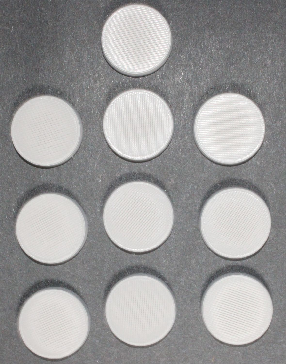 25 Millimeter Round Base 10 Count
