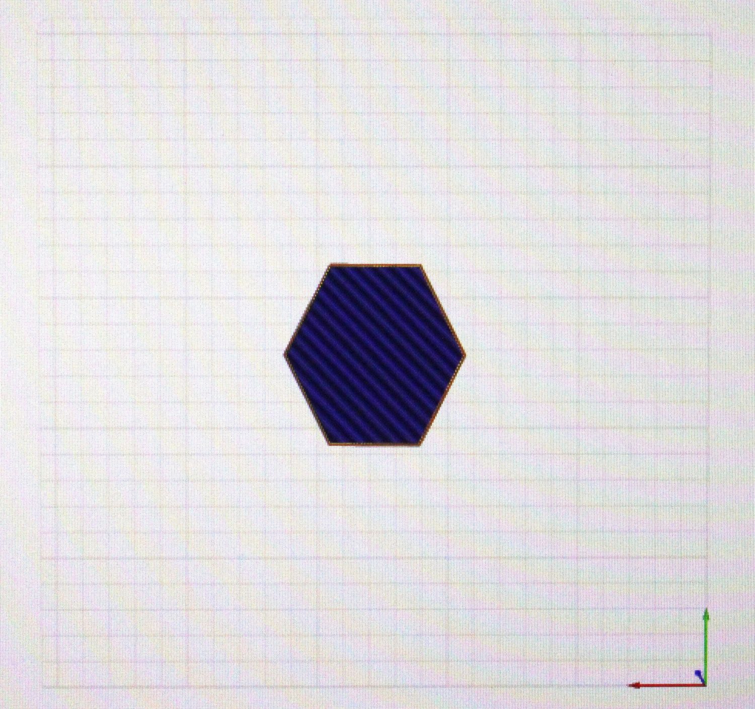 70 Millimeter Hex Base 1 Count