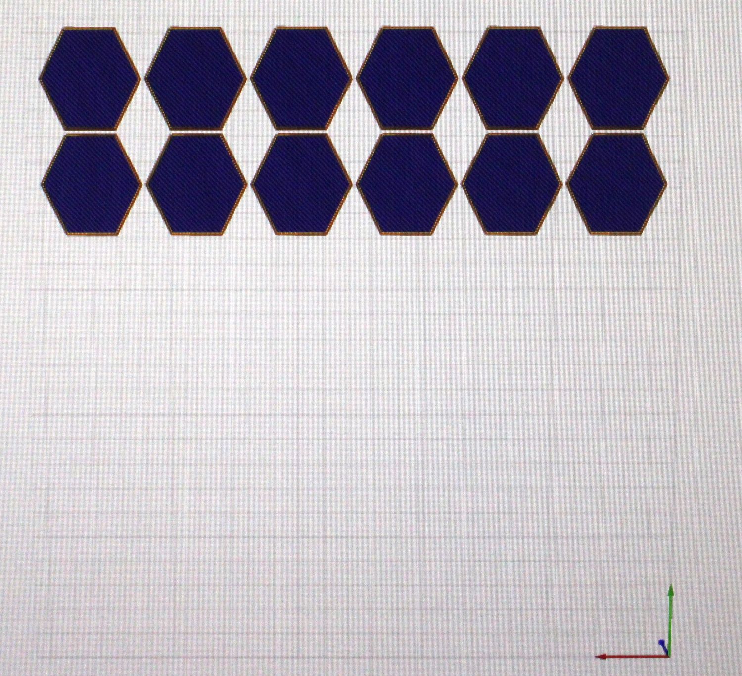 40 Millimeter Hex Base 12 Count