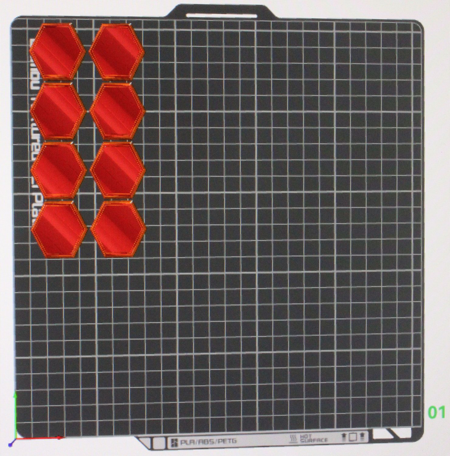 35 Millimeter Hex Base 10 Count