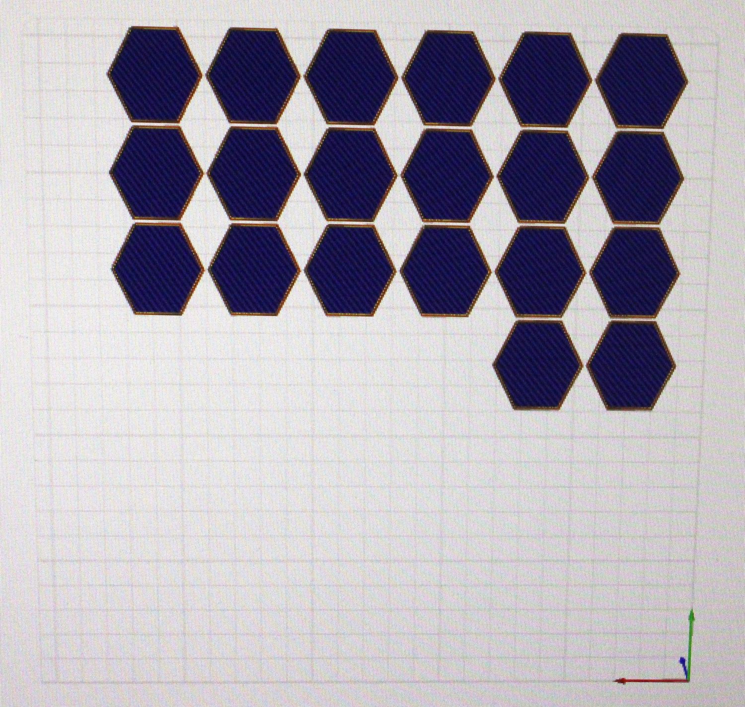 35 Millimeter Hex Base 20 Count