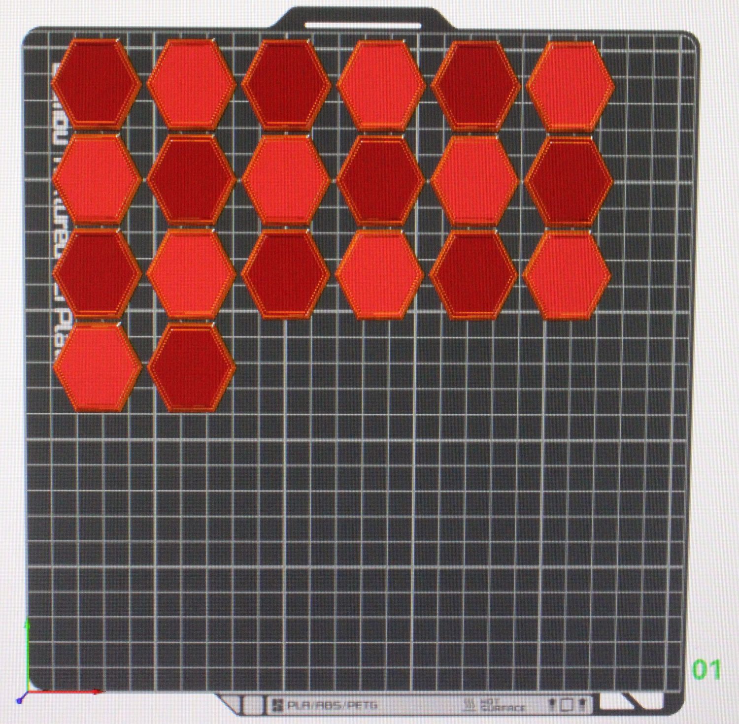 29 Millimeter Hex Base 20 Count