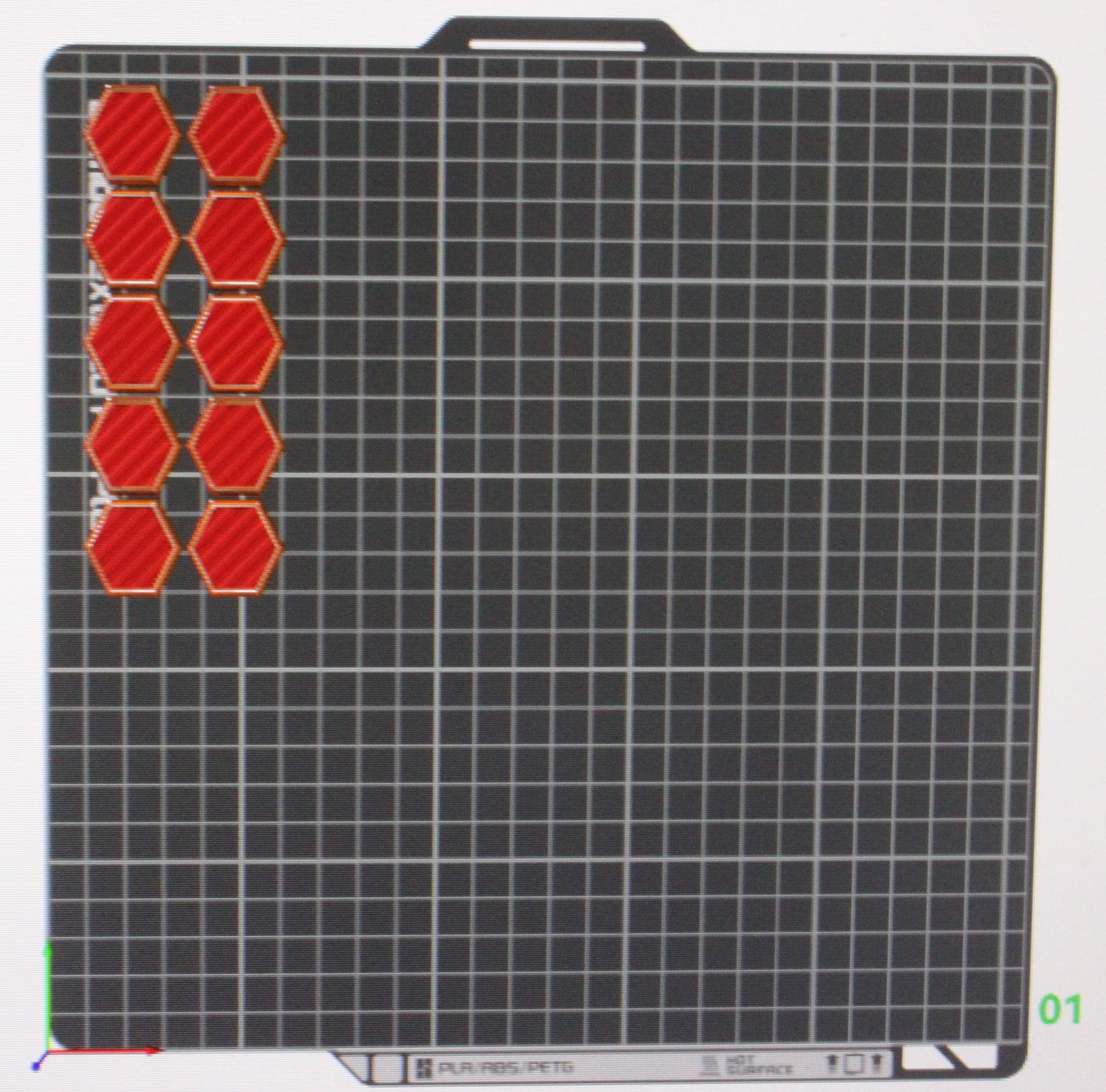 25 Millimeter Hex Base 10 Count