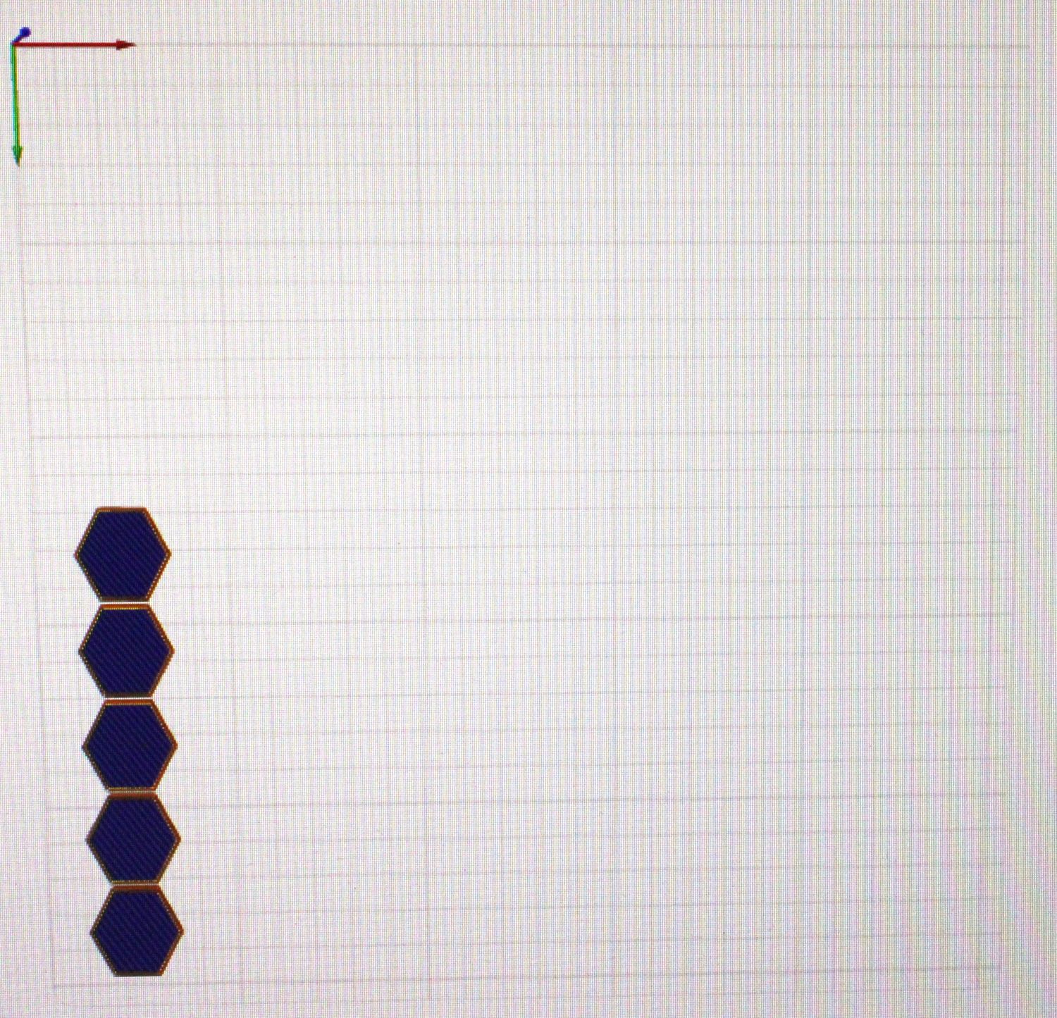 25 Millimeter Hex Base 5 Count