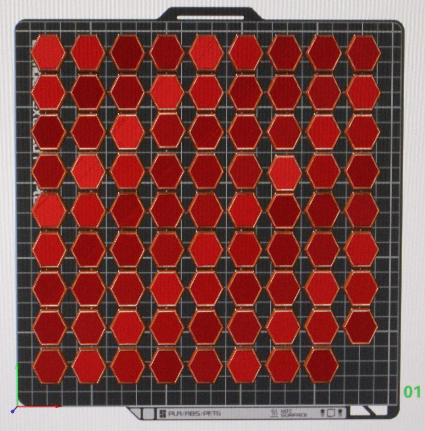 25 Millimeter Hex Base 80 Count