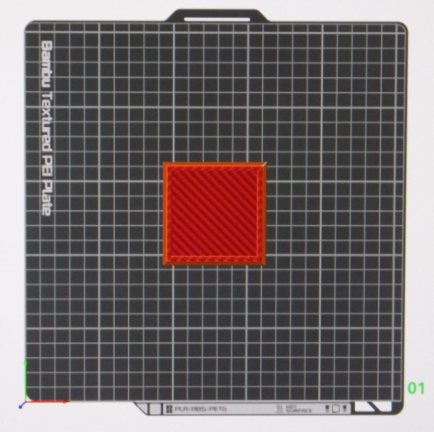 70 Millimeter Square Base 1 Count
