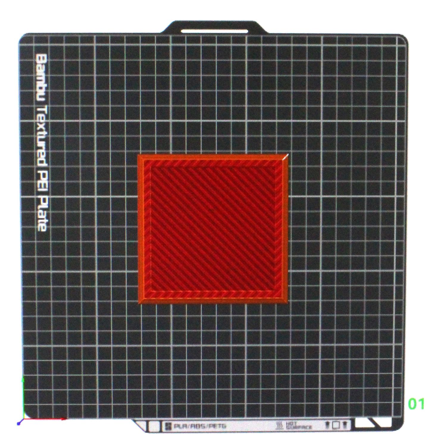 100 Millimeter Square Base 1 Count