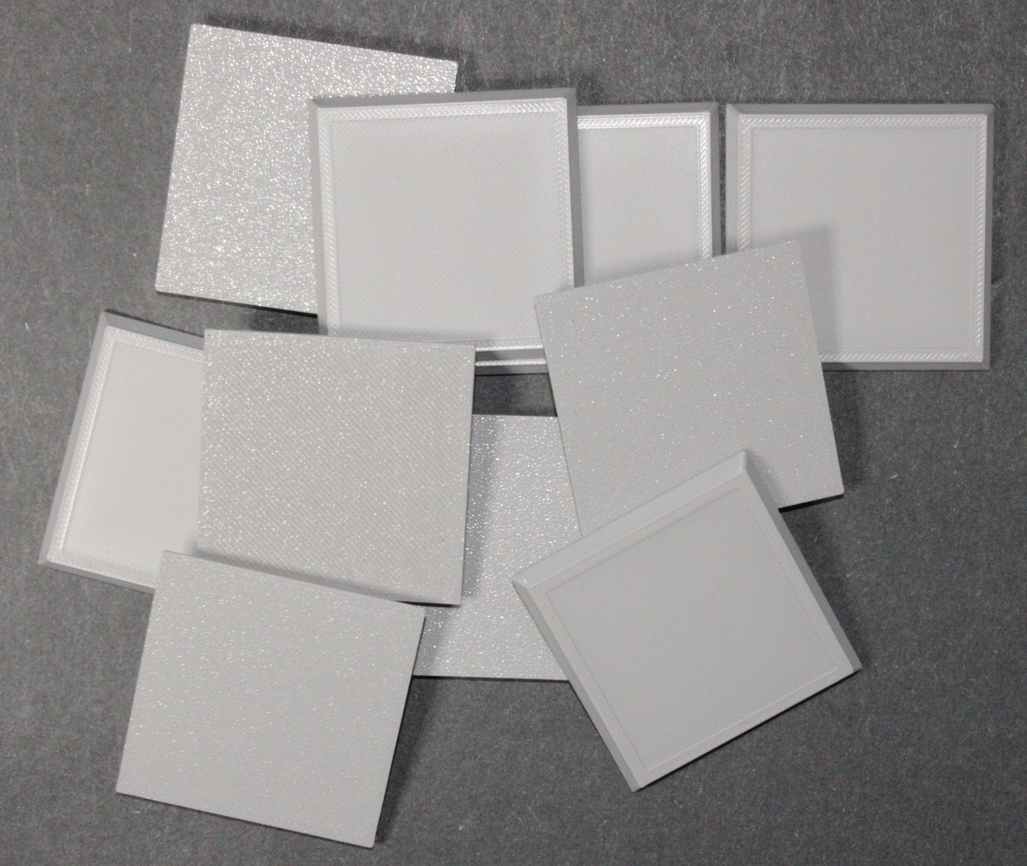 50 Millimeter Square Base 10 Count