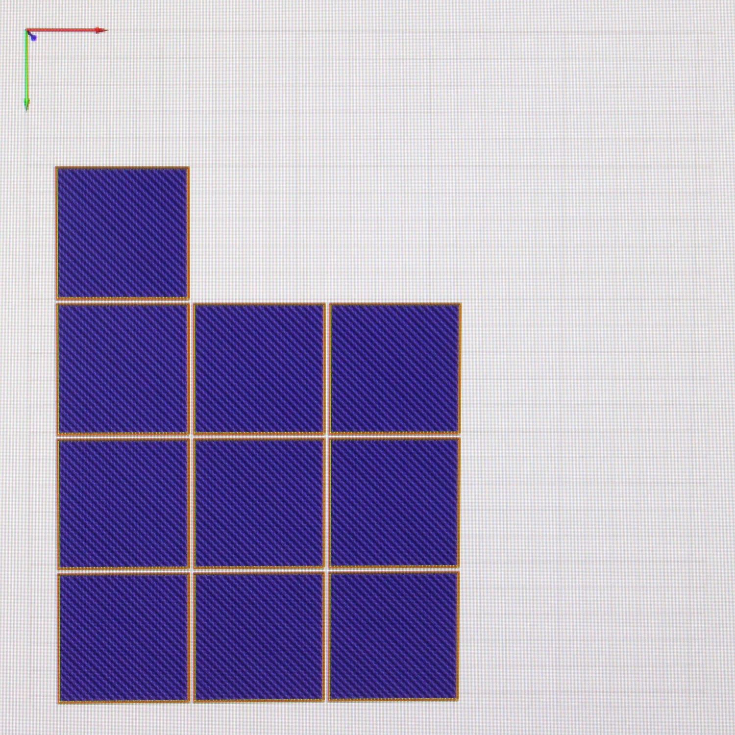 50 Millimeter Square Base 10 Count
