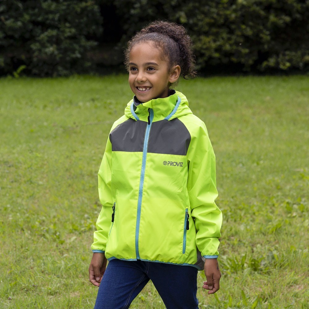 Nightrider wasserdichte Jacke mit Fleecefutter für Kinder