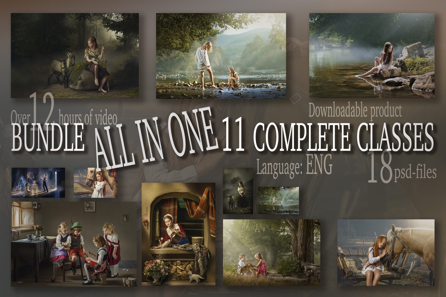 BUNDLE . ALL IN ONE. 11 COMPLETE CLASSES + TEXTURES