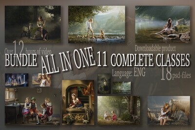 BUNDLE . ALL IN ONE. 12 COMPLETE CLASSES + TEXTURES