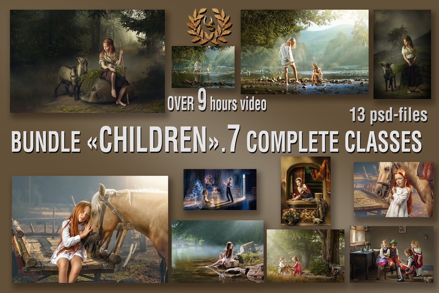 BUNDLE «CHILDREN». 7 CHILDREN PHOTO EDITING CLASSES