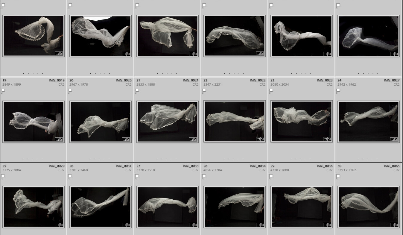 Collection of textures:  Flares&veils