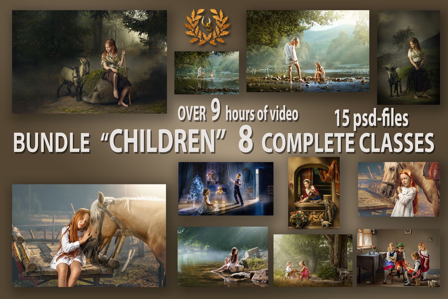BUNDLE «CHILDREN». 8 CHILDREN PHOTO EDITING CLASSES