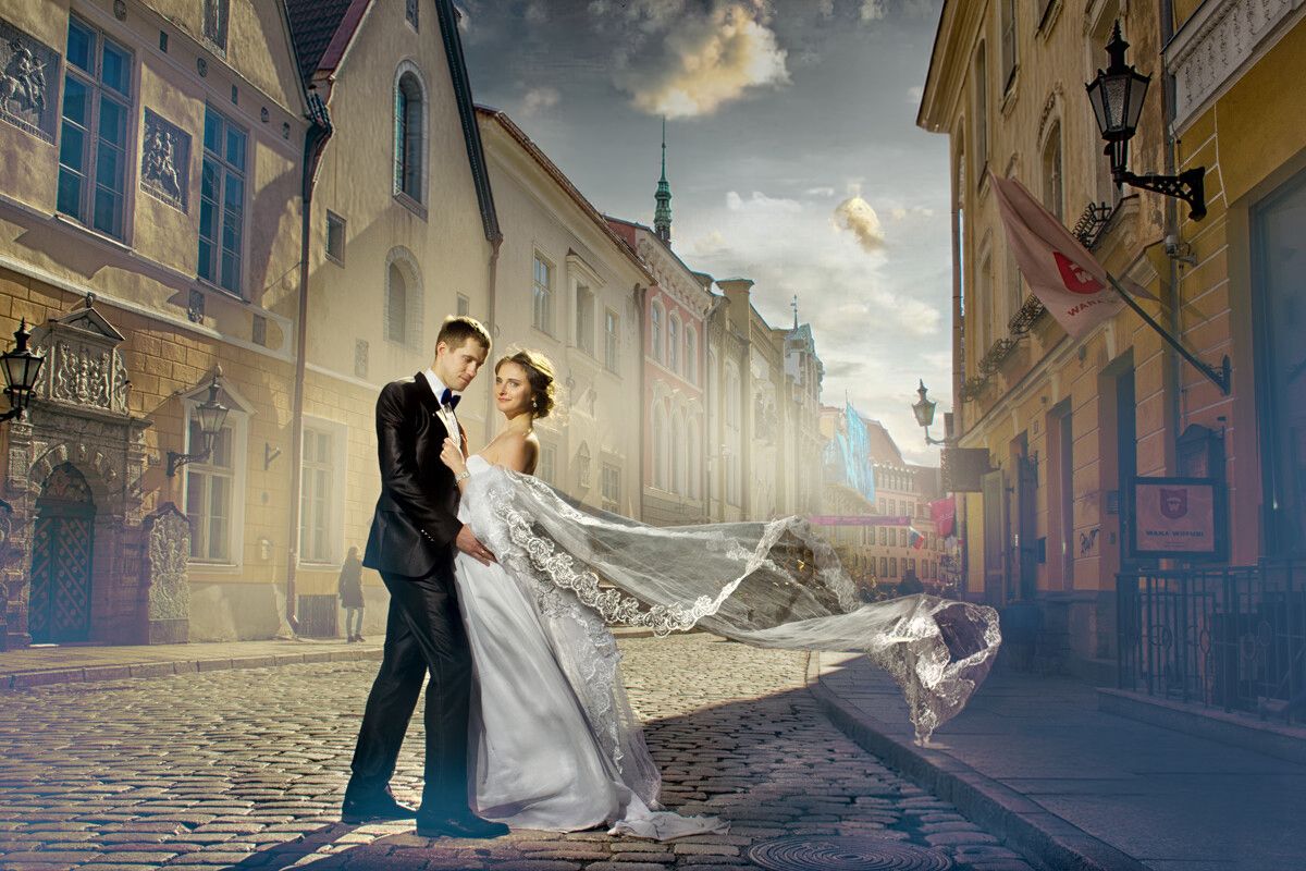 Video lesson "How to Add a Wedding Veil in Photoshop"