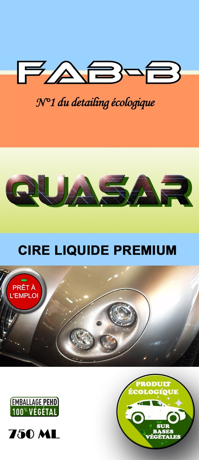 QUASAR Cire Liquide Premium Écologique