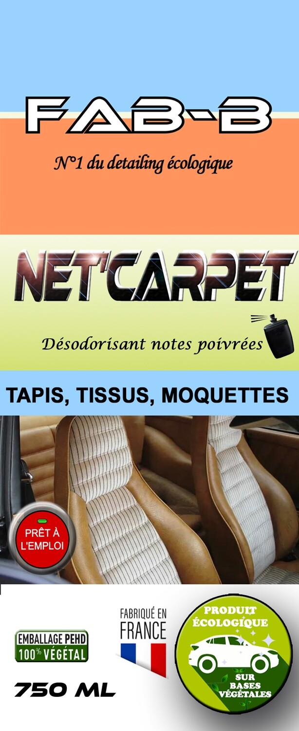 NET&#39;CARPET Nettoyant textile écologique