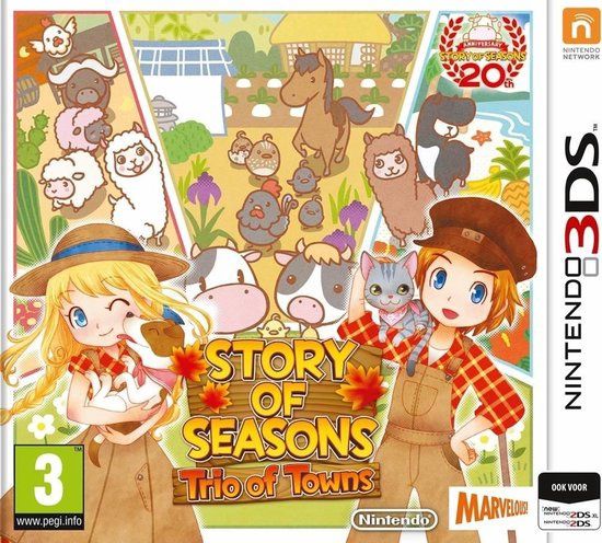 3DS- Story of Seasons: Trio of Towns