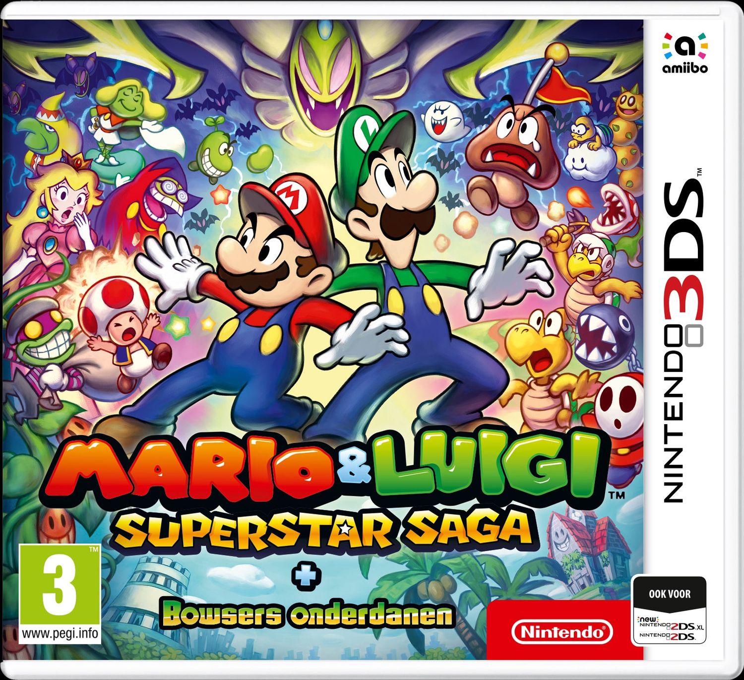3DS- Mario &amp; Luigi Superstar Saga + Bowsers onderdanen