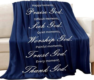Christion Soft Throw Blanket