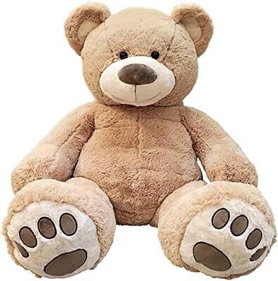 Giant Plush Light Brown Teddy Bear