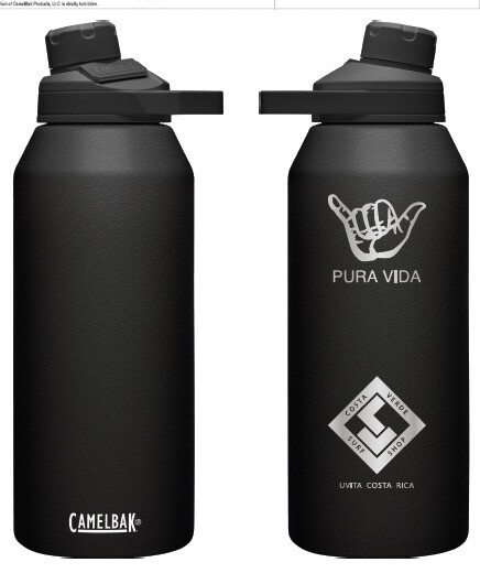 CV Surf Camelbak Chute bottle, Size: 40 oz., Color: Black