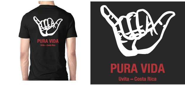 CV Shaka Logo Mens Tee, Size: LG, Color: Black