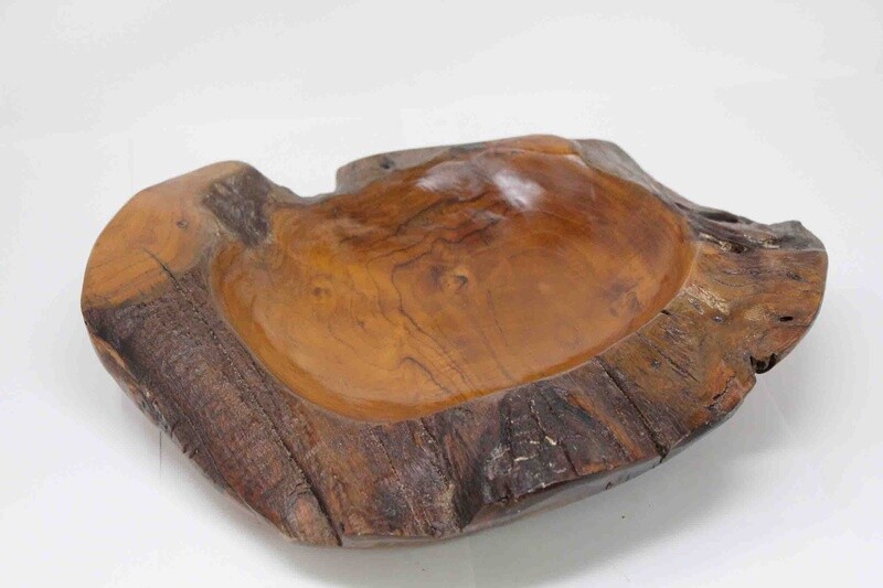 DISPLAY BOWL TEAK ROOT THICK 29056
