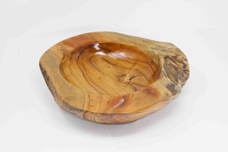 DISPLAY BOWL TEAK ROOT THICK 29058