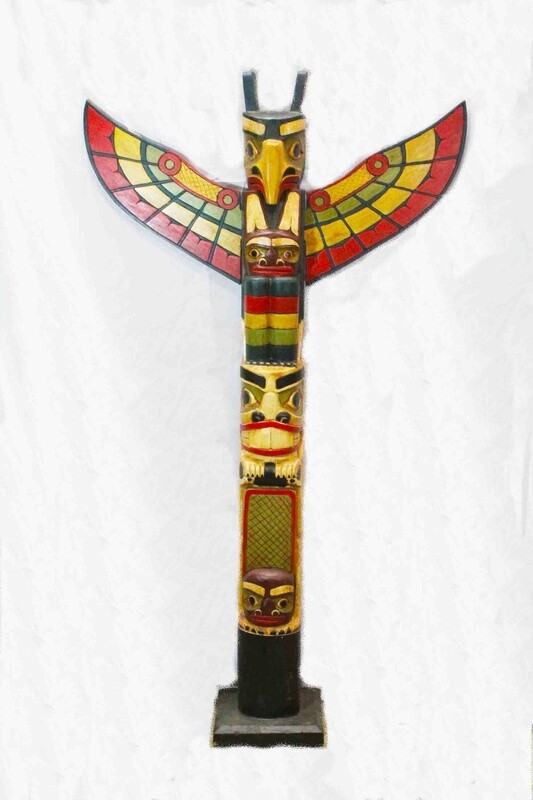 TOTEM POLE ALBESIA WOOD 20159