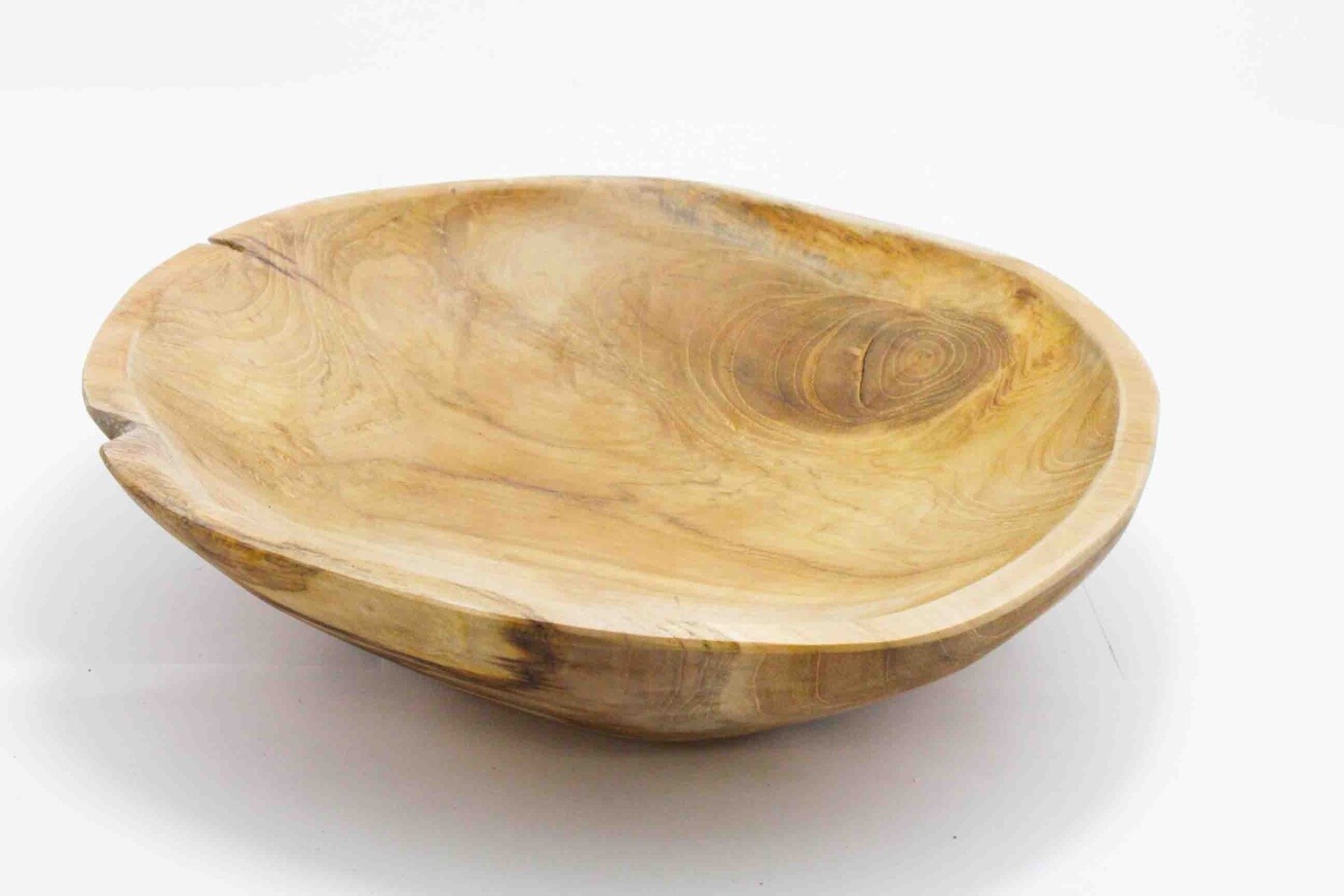 TEAK DISPLAY BOWL THIN WALLS 2053