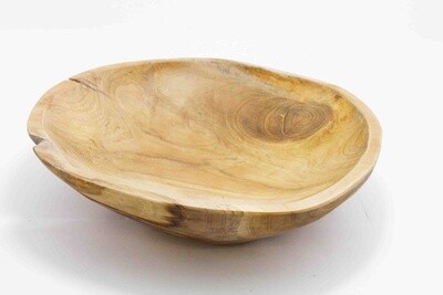 TEAK DISPLAY BOWL THIN WALLS 2053