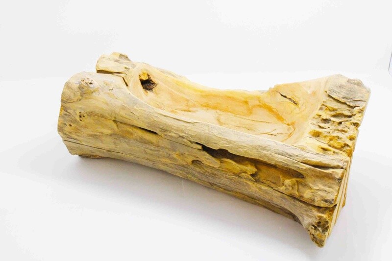 TEAK LONG LOG BOWL 2067