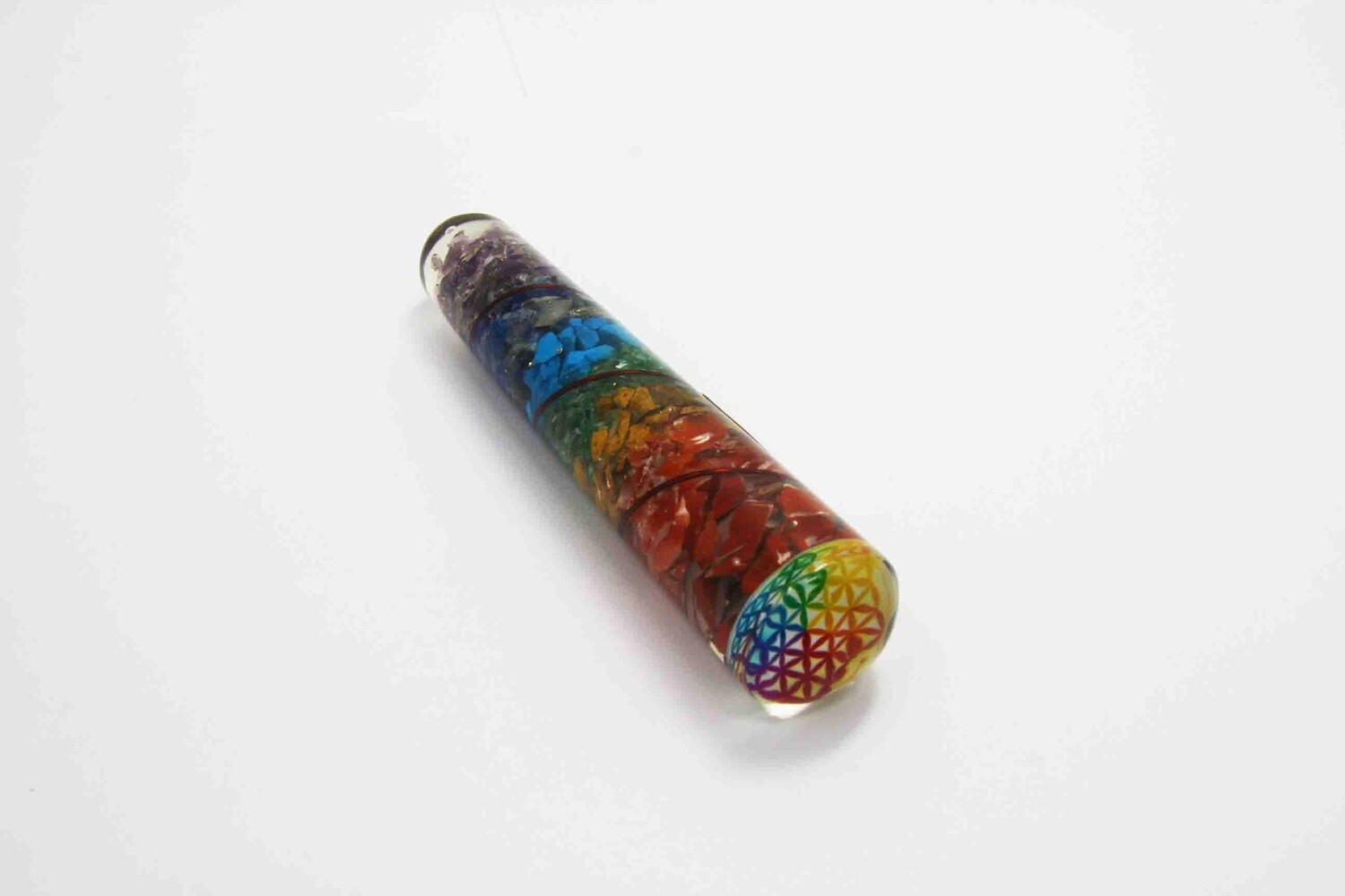 ORGONE MASSAGE WAND WITH FLOWER OF LIFE 14426