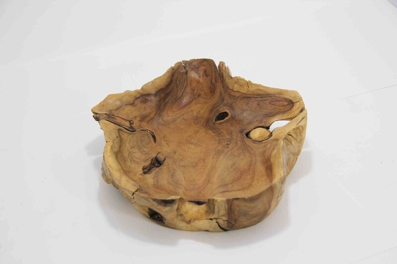 TEAK ROOT SLAB BOWL 2205
