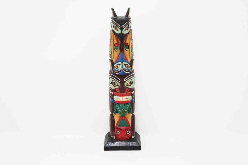 NW INDIAN STYLE TOTEM POLE 2245