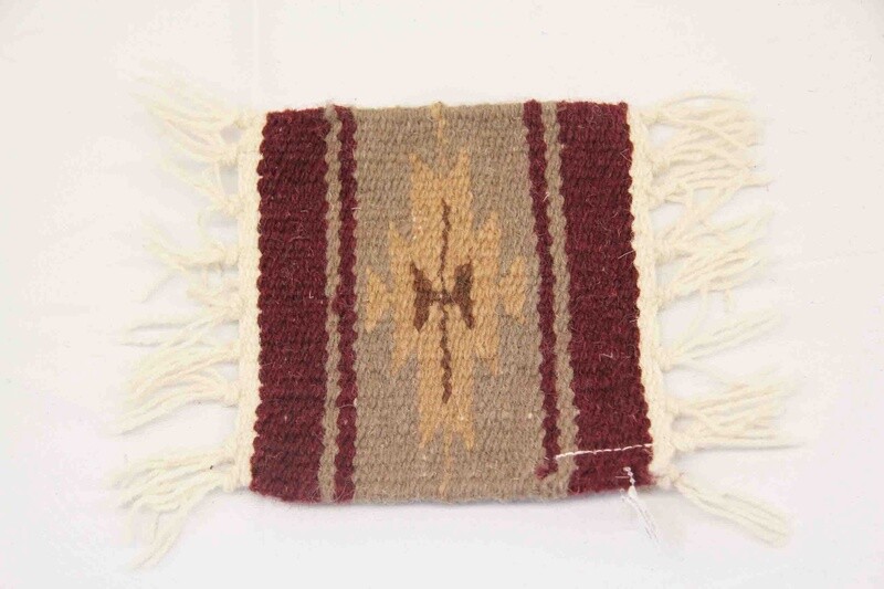 HAND WOVEN COASTER IN MAYA MODERN DESIGNS ASSORTED 16395