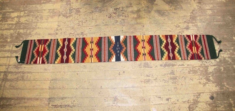 MAYA MODERN  WOOL TABLE RUNNER ASST 16396