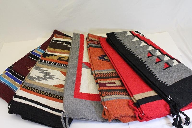 SOUTHWESTERN ACRYLIC RUG IN TRADING POST AND INDIO AND MAYA MODERN DESIGNS 16387