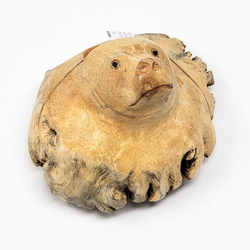 BEAR HEAD STATUE 28927